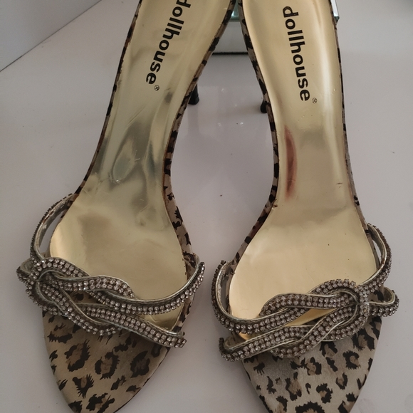 🌟Doll House Slip On Rhinestone Heels 🌟 - Picture 5 of 10